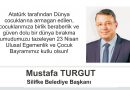 Başkan Turgut’tan 23 Nisan kutlaması
